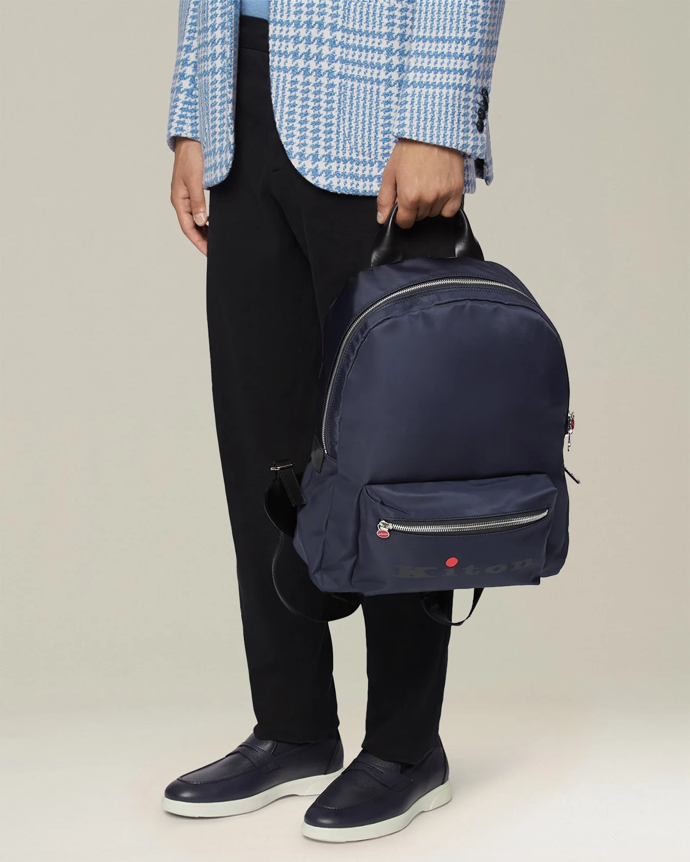 URBAN BACKPACK WITH LEATHER INSERTS - Image 5
