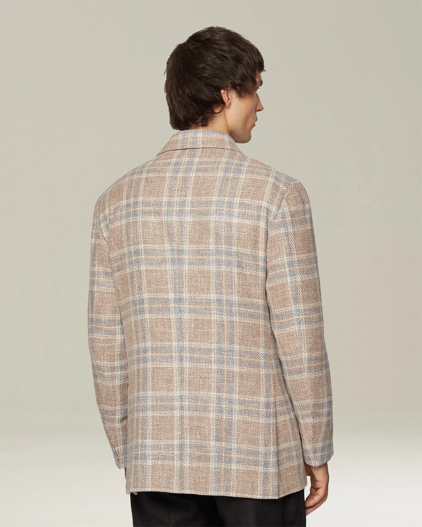 CHECKED CASHMERE BLEND JACKET - Image 3