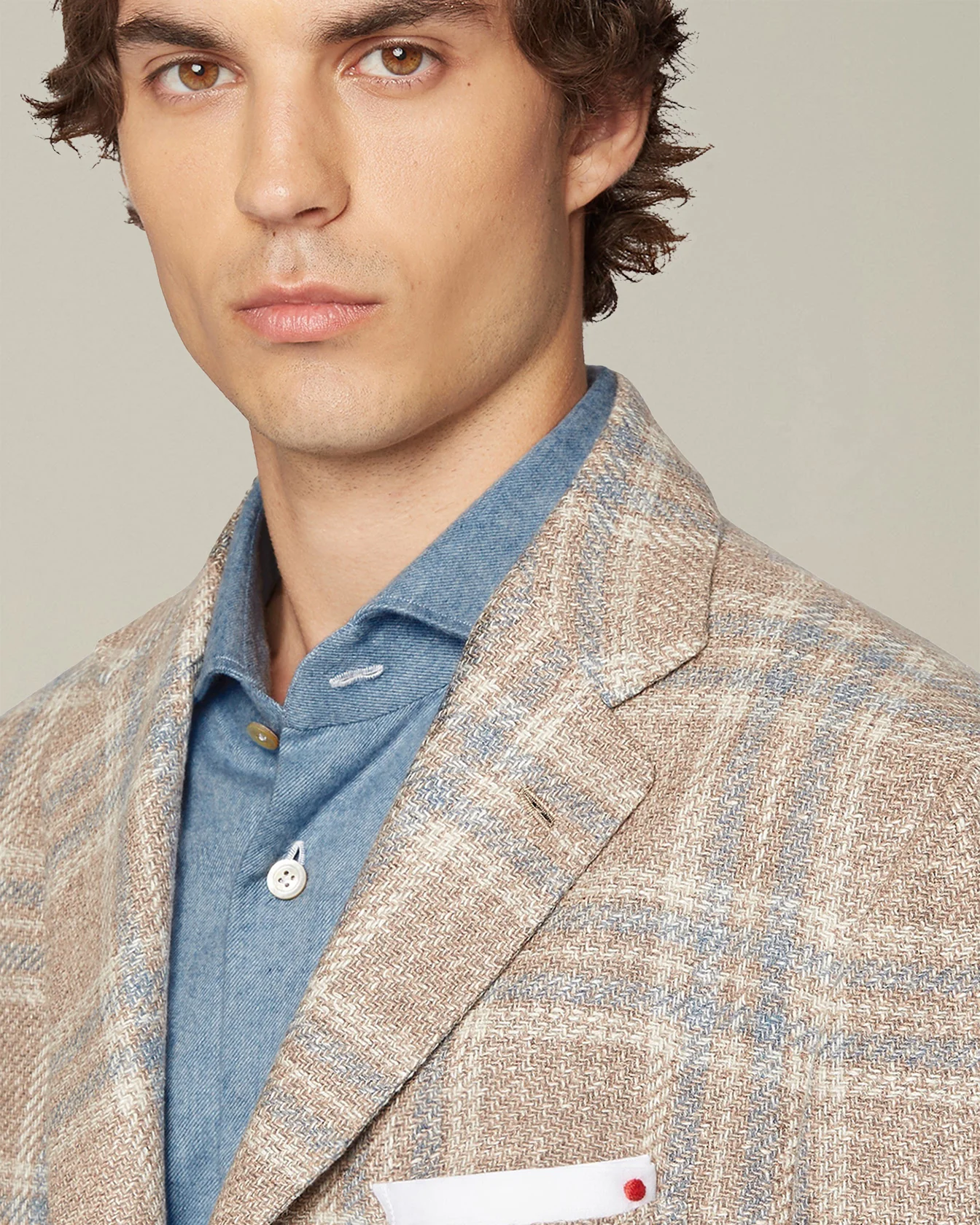CHECKED CASHMERE BLEND JACKET - Image 4