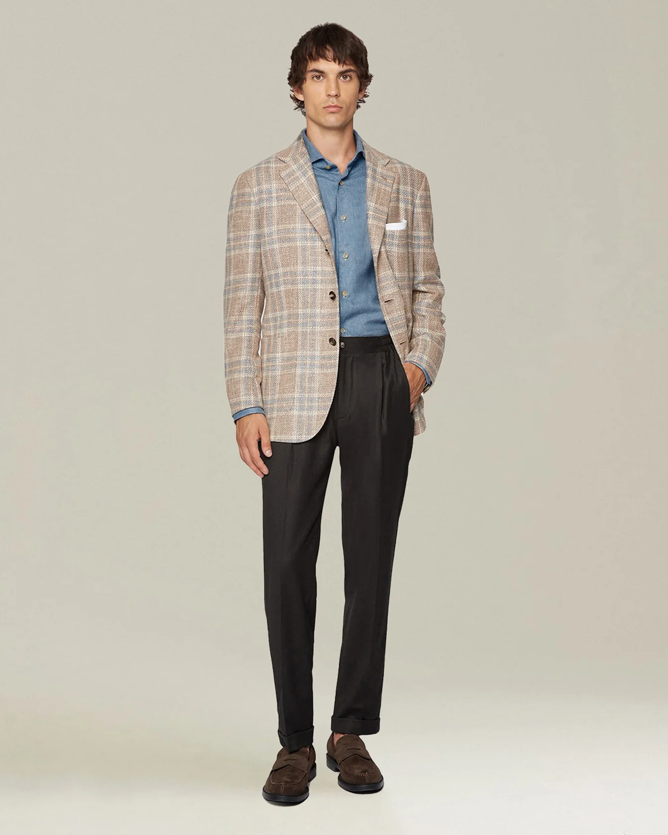CHECKED CASHMERE BLEND JACKET - Image 5