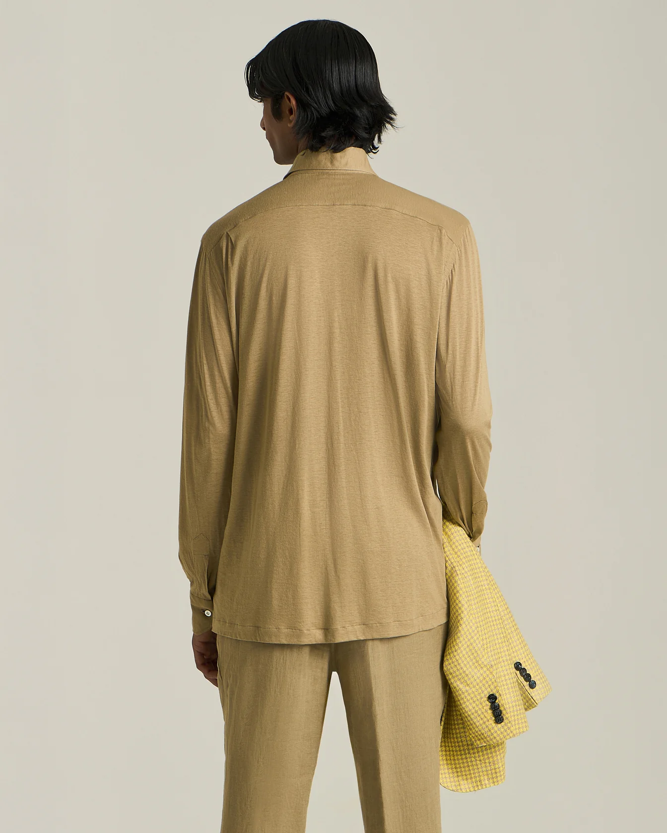 SARTORIAL COTTON BLEND POLO SHIRT - Image 3